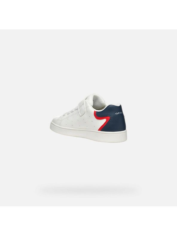 Geox Bílé chlapecké tenisky Geox Eclyper