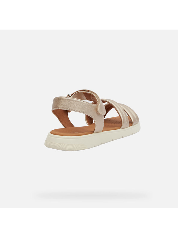 Geox Zlaté dámské sandály Geox Dandra