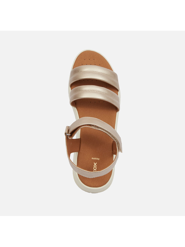 Geox Zlaté dámské sandály Geox Dandra