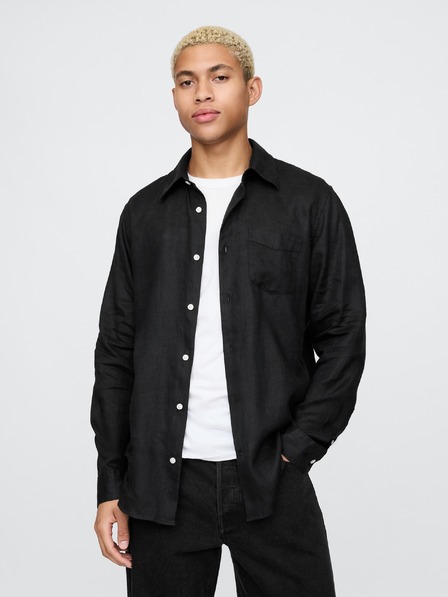 GAP Lněná košile Classic Shirt GAP