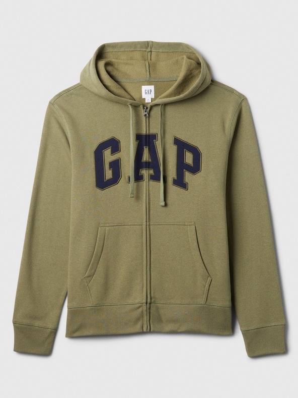 GAP Mikina na zip Logo Gap