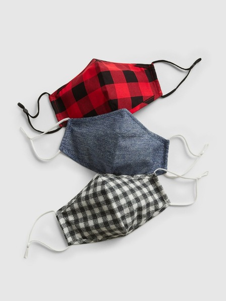 GAP Barevné ochranné roušky contour mask with filter pocket, 3ks GAP