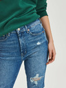GAP Džíny slim High Rise Destructed Vintage GAP