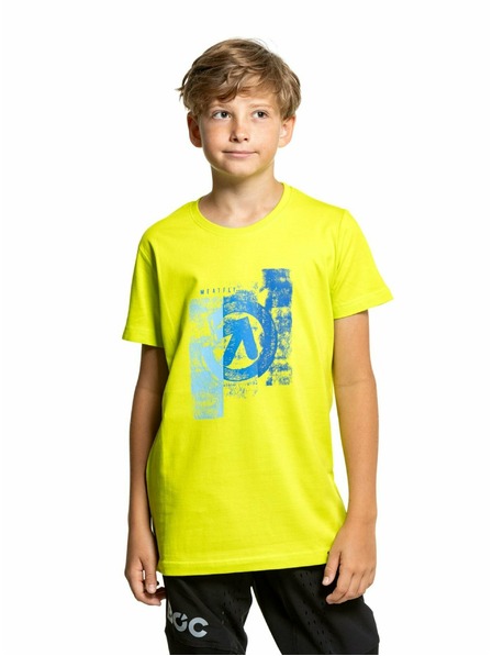Meatfly Meatfly dětské tričko Artee Safety Yellow | Žlutá | Velikost 146 | 100% bavlna