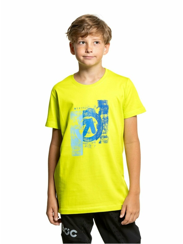 Meatfly Meatfly dětské tričko Artee Safety Yellow | Žlutá | Velikost 146 | 100% bavlna