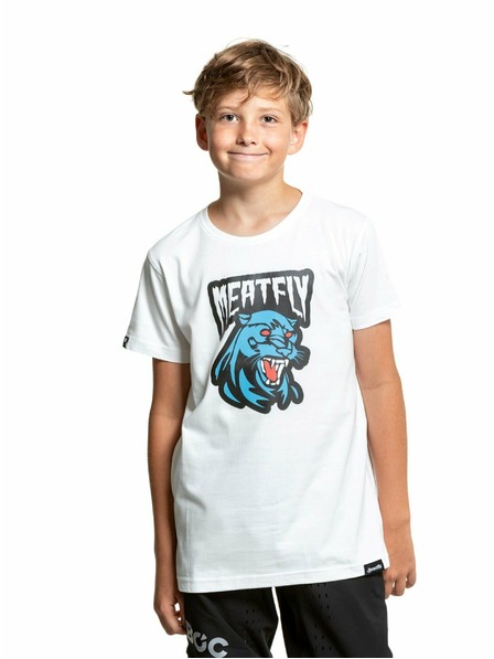 Meatfly Meatfly dětské tričko Panther White | Bílá | Velikost 146 | 100% bavlna