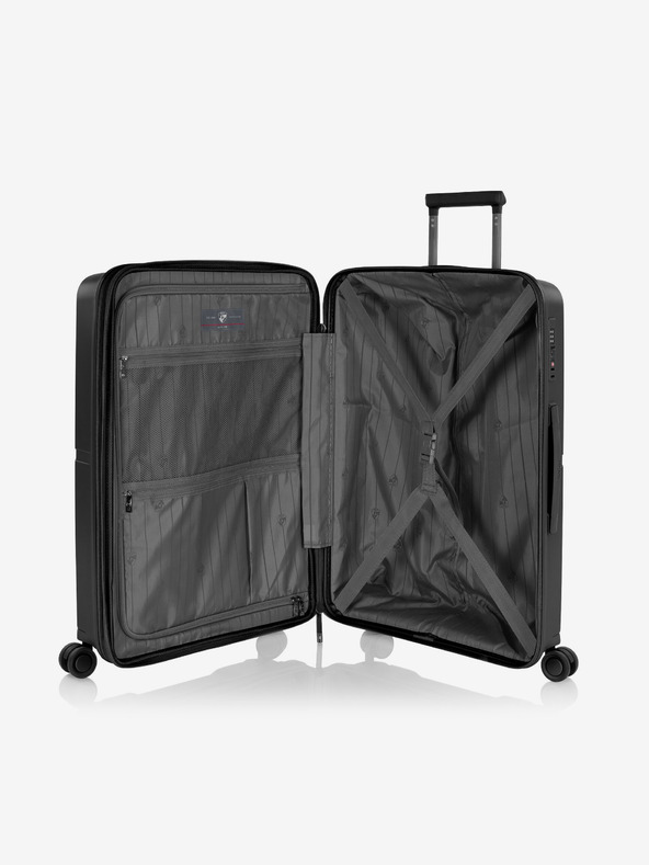 Heys Sada tří cestovních kufrů v černé barvě Heys Airlite S,M,L Black
