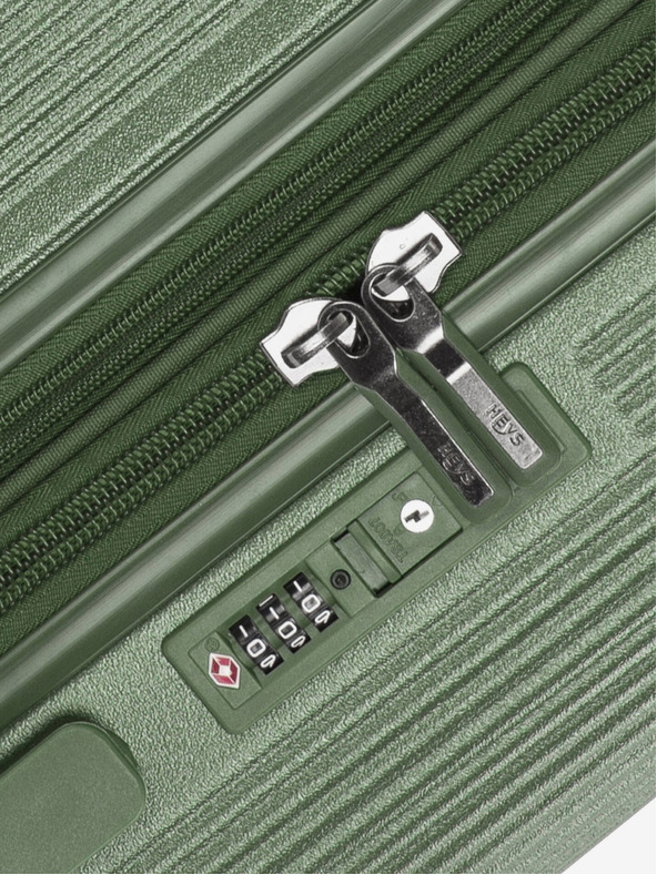 Heys Sada tří cestovních kufrů v zelené barvě Heys Earth Tones S,M,L Moss