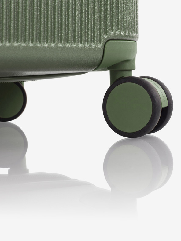 Heys Sada tří cestovních kufrů v zelené barvě Heys Earth Tones S,M,L Moss