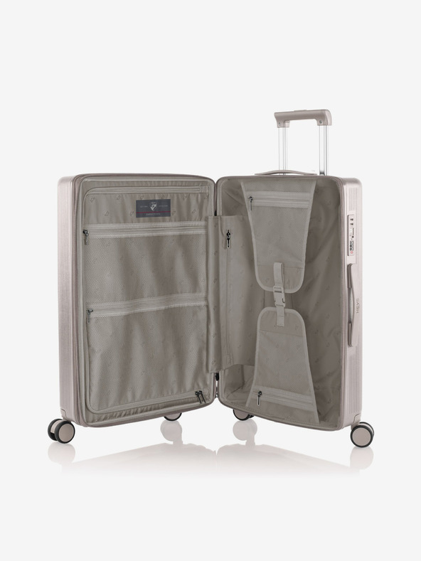 Heys Béžový cestovní kufr Heys Earth Tones M Atmosphere