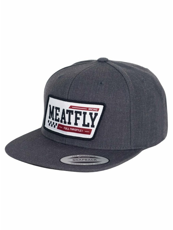 Meatfly Meatfly kšiltovka Hornet Snapback Racing Dark Grey | Šedá | Velikost