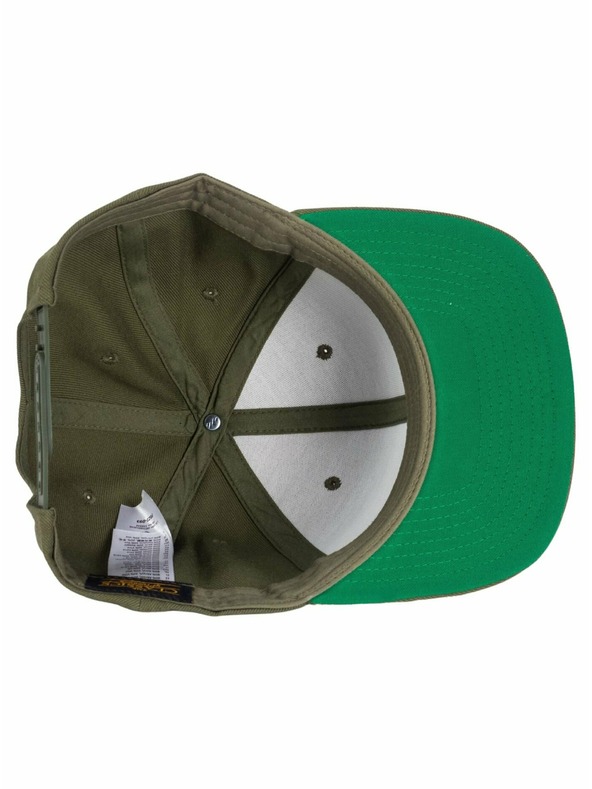 Meatfly Meatfly kšiltovka Flanker Snapback Buck | Zelená | Velikost