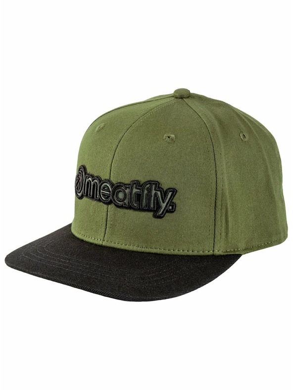 Meatfly Meatfly kšiltovka Tyler Snapback Logojam Olive / Black | Černá | Velikost