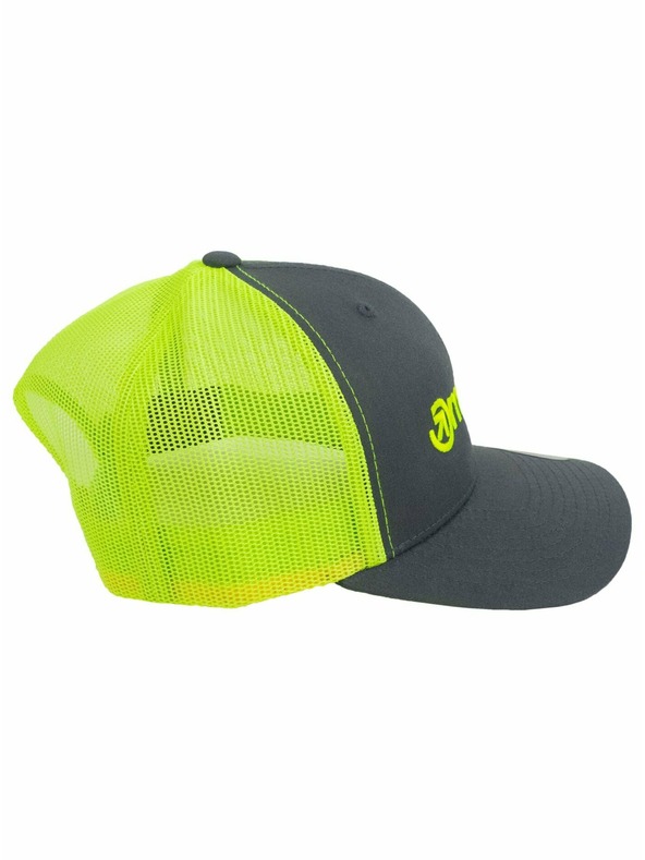 Meatfly Meatfly kšiltovka MF Logo Trucker Charcoal/Neon Green