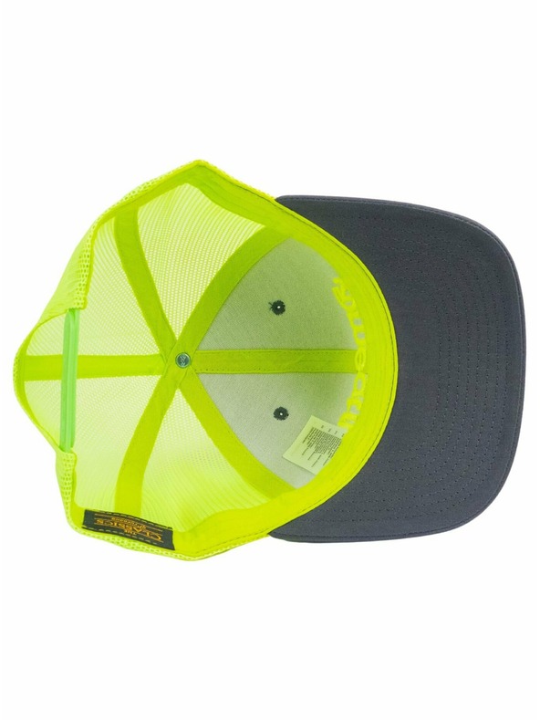 Meatfly Meatfly kšiltovka MF Logo Trucker Charcoal/Neon Green