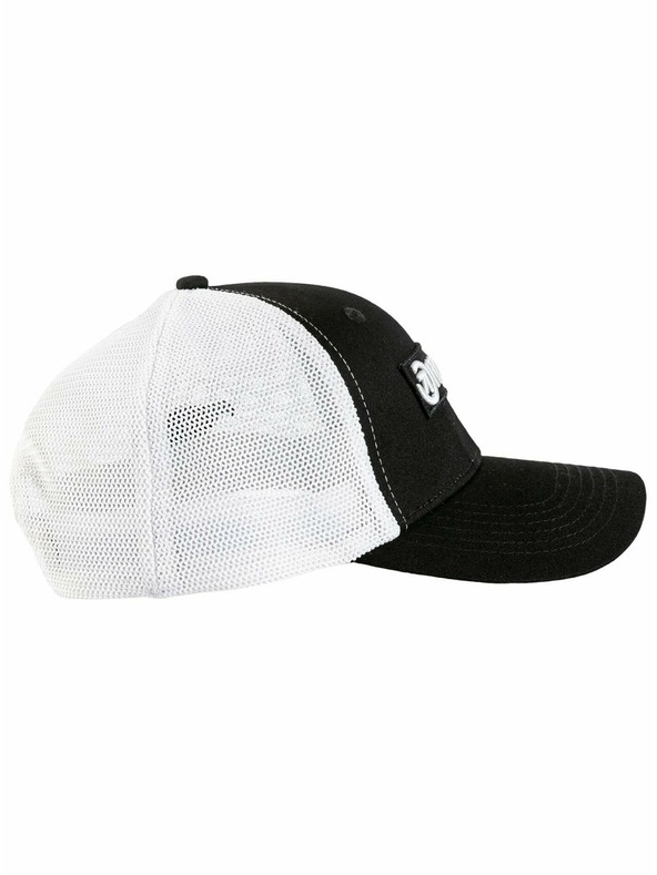 Meatfly Meatfly kšiltovka Caleb Trucker Basic Logo White / Black | Bílá | Velikost