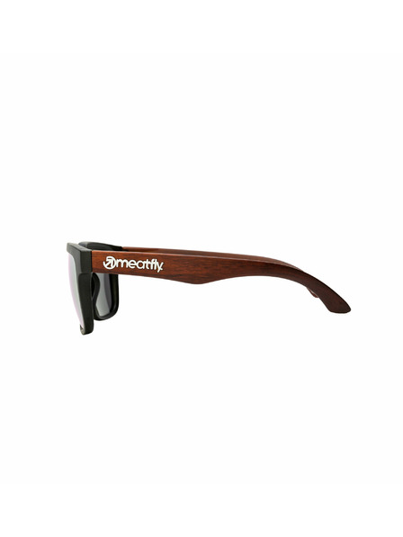 Meatfly Meatfly sluneční brýle Memphis Black Dark Wood | Černá | Velikost