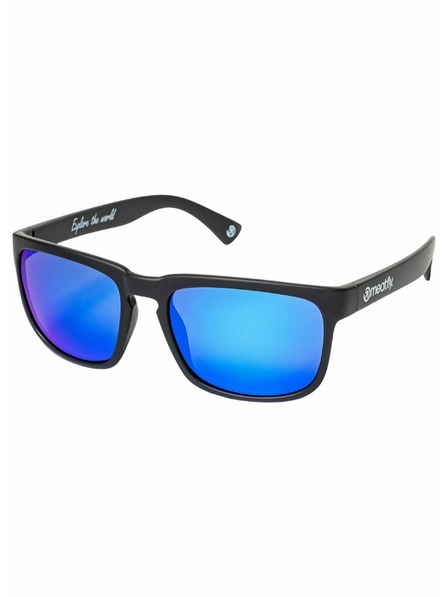 Meatfly Meatfly sluneční polarizační brýle Gammy Black Matt/Blue | Černá | Velikost