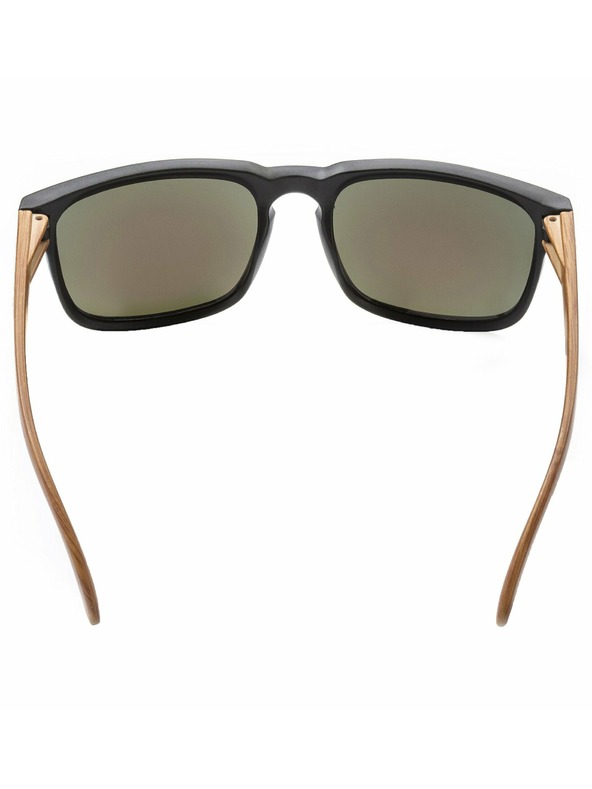 Meatfly Meatfly sluneční brýle Memphis Black / Wood | Oranžová | Velikost