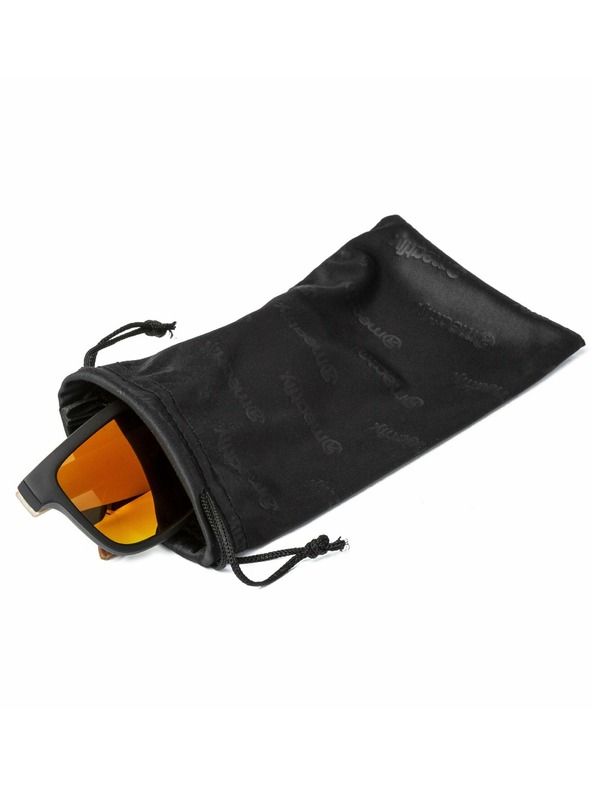 Meatfly Meatfly sluneční brýle Memphis Black / Wood | Oranžová | Velikost