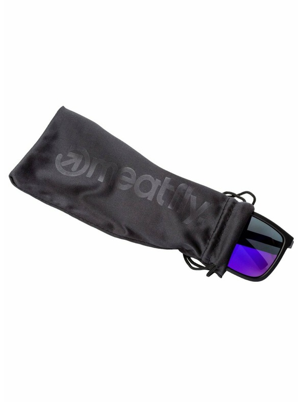 Meatfly Meatfly sluneční polarizační brýle Juno Black Matt Purple | Černá | Velikost