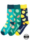 Meatfly Meatfly ponožky Lexy Triple Pack Lemons | Mnohobarevná | Velikost