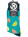 Meatfly Meatfly ponožky Lexy Triple Pack Lemons | Mnohobarevná | Velikost