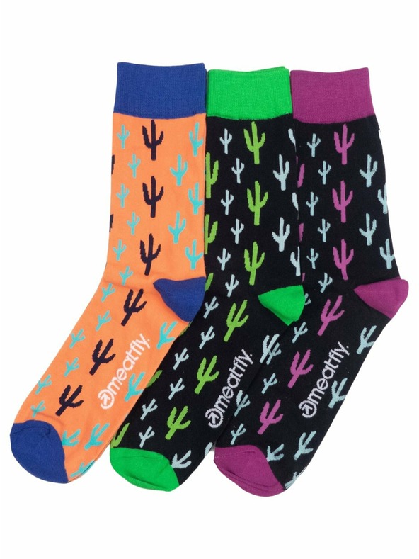 Meatfly Meatfly ponožky Lexy Gift Pack Cactus | Mnohobarevná | Velikost