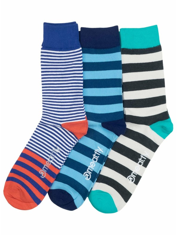 Meatfly Meatfly ponožky Lexy Gift Pack Stripes | Mnohobarevná | Velikost