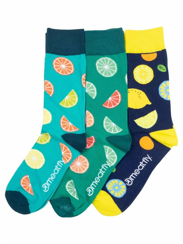 Meatfly Meatfly ponožky Lexy Gift Pack Lemons | Mnohobarevná | Velikost