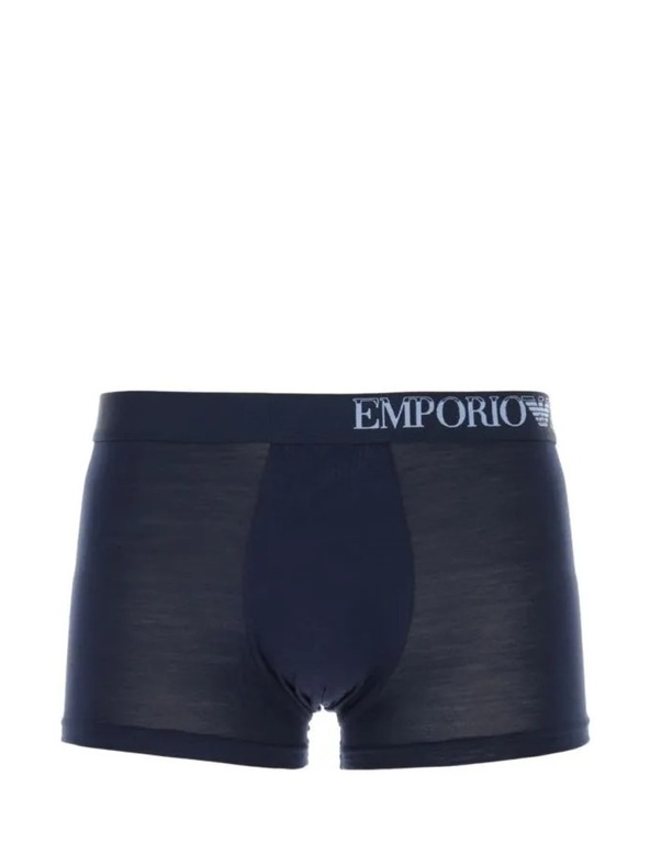 Emporio Armani Pánské boxerky 2 Pack Emporio armani Marine/Marine