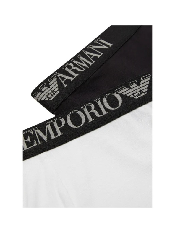 Emporio Armani Pánské boxerky 2 Pack Emporio armani Nero/Bianco