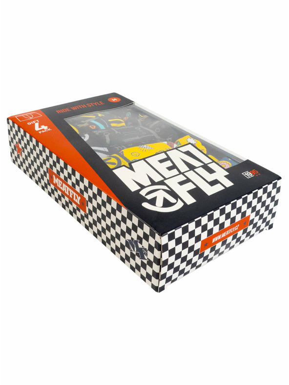 Meatfly Meatfly pánské boxerky Balboa Boxershorts Tools/Jamm Gift Pack | Černá | Velikost