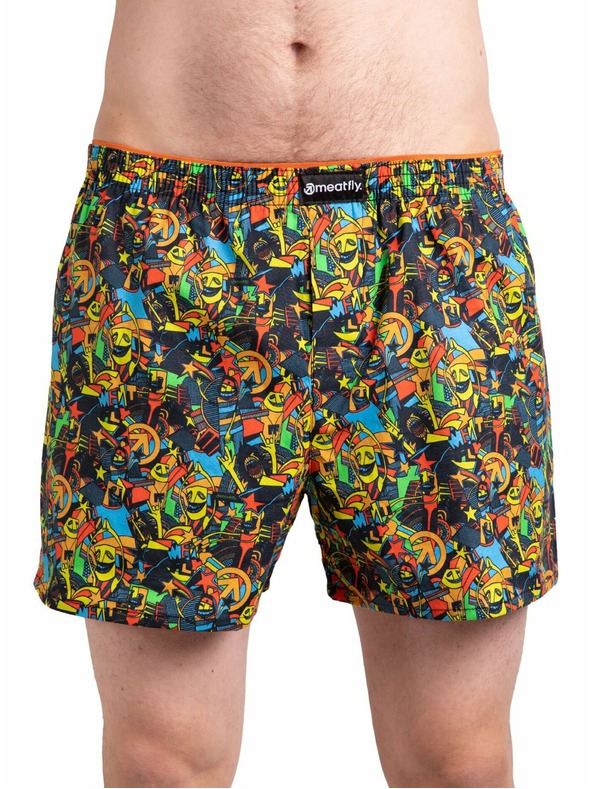 Meatfly Meatfly pánské boxerky Agostino Partyboi/Cityboi Gift Pack | Mnohobarevná | Velikost