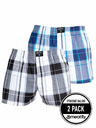 Meatfly Meatfly pánské boxerky Doug Black / Blue | Černá | Velikost