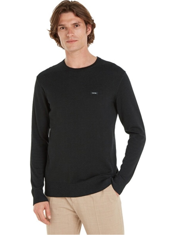 Calvin Klein Pánský černý svetr Calvin Klein
