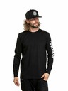 Meatfly Meatfly pánské tričko s dlouhým rukávem Judgement Logo Black | Černá | Velikost