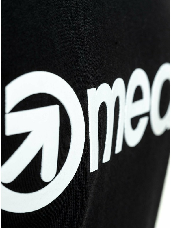 Meatfly Meatfly pánské tričko Joe Black/White | Černá | Velikost S | 100% bavlna