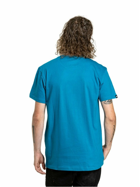 Meatfly Meatfly pánské tričko Revital Funky Blue | Modrá | Velikost