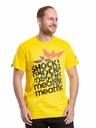 Meatfly Meatfly pánské tričko Big Shock Shattered Yellow | Žlutá | Velikost