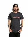 Meatfly Meatfly pánské tričko Joe Red/Charcoal Heather | Červená | Velikost