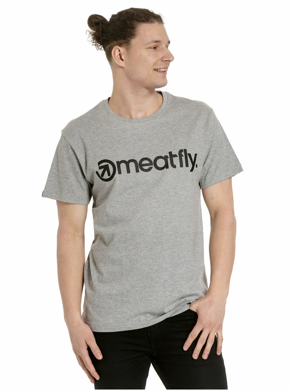 Meatfly Meatfly balení pánských triček MF Logo Multipack Black/Grey Heather/White | Černá | Velikost
