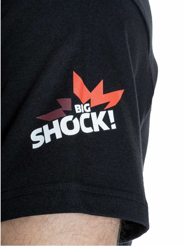 Meatfly Meatfly pánské tričko Big Shock 8Bit Black | Černá | Velikost