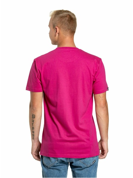 Meatfly Meatfly pánské tričko Rele Magenta | Růžová | Velikost