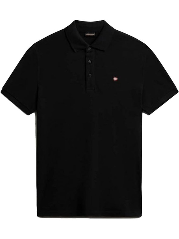 Napapijri Pánská černá polokošile Napapijri Eolanos 3