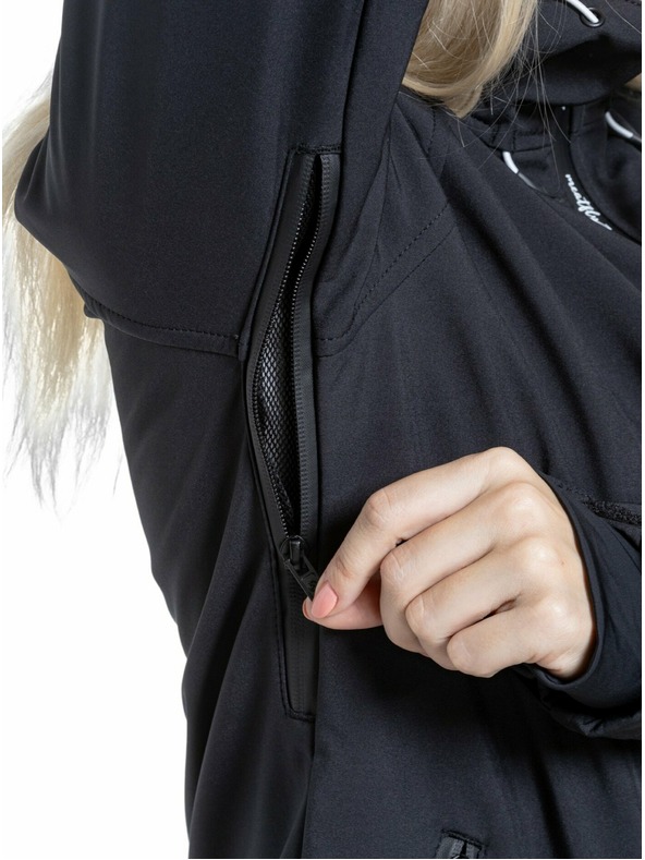 Meatfly Meatfly dámská softshell bunda Zaja Logo Black | Černá | Velikost