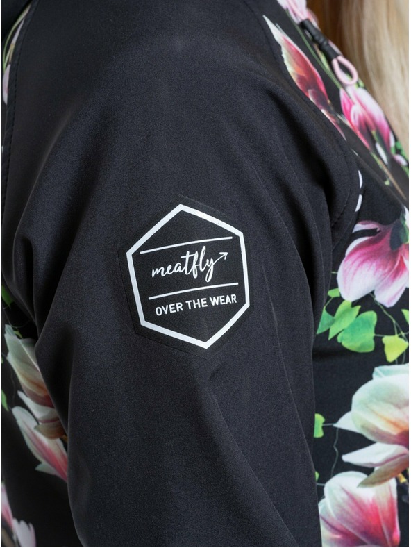 Meatfly Meatfly dámská softshell bunda Zaja Magnolia | Černá | Velikost