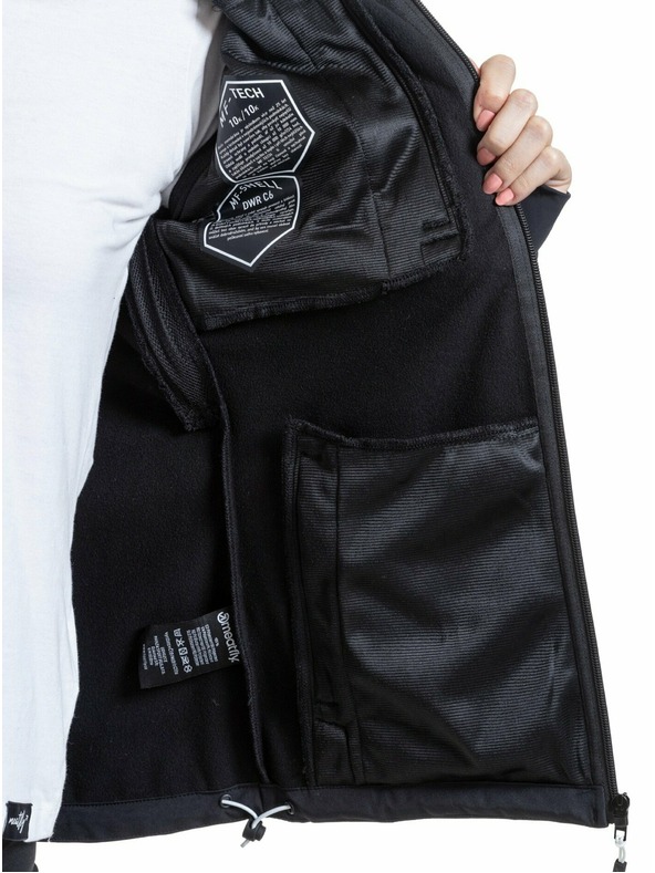 Meatfly Meatfly dámská softshell bunda Zaja Magnolia | Černá | Velikost