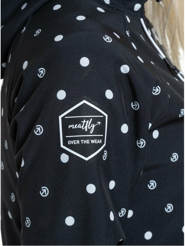 Meatfly Meatfly dámská softshell bunda Zaja Dots Black | Černá | Velikost