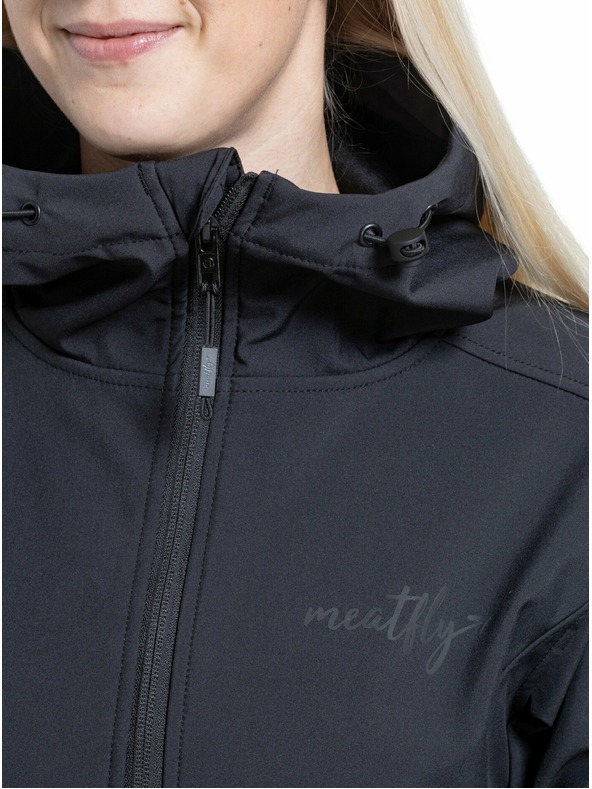 Meatfly Meatfly dámský softshell kabát Thea Black | Černá | Velikost